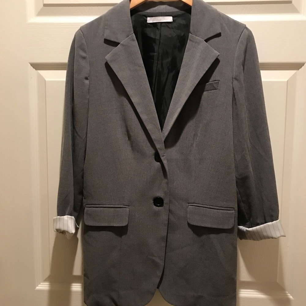 Boyfriend style blazer (long)